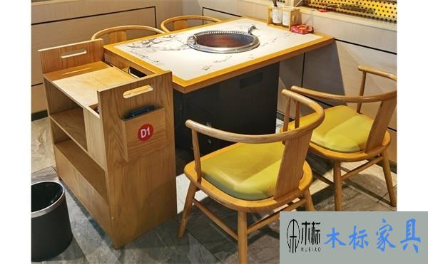 餐飲家具廠家|韓式烤肉桌子尺寸定制多少適合？ 