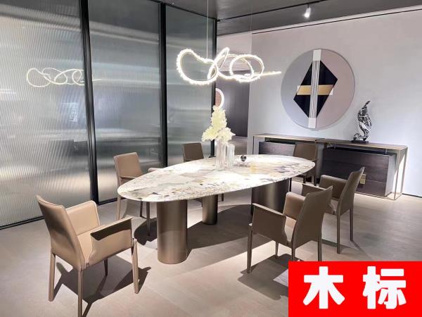 意式極簡(jiǎn)餐廳餐桌椅YLS017